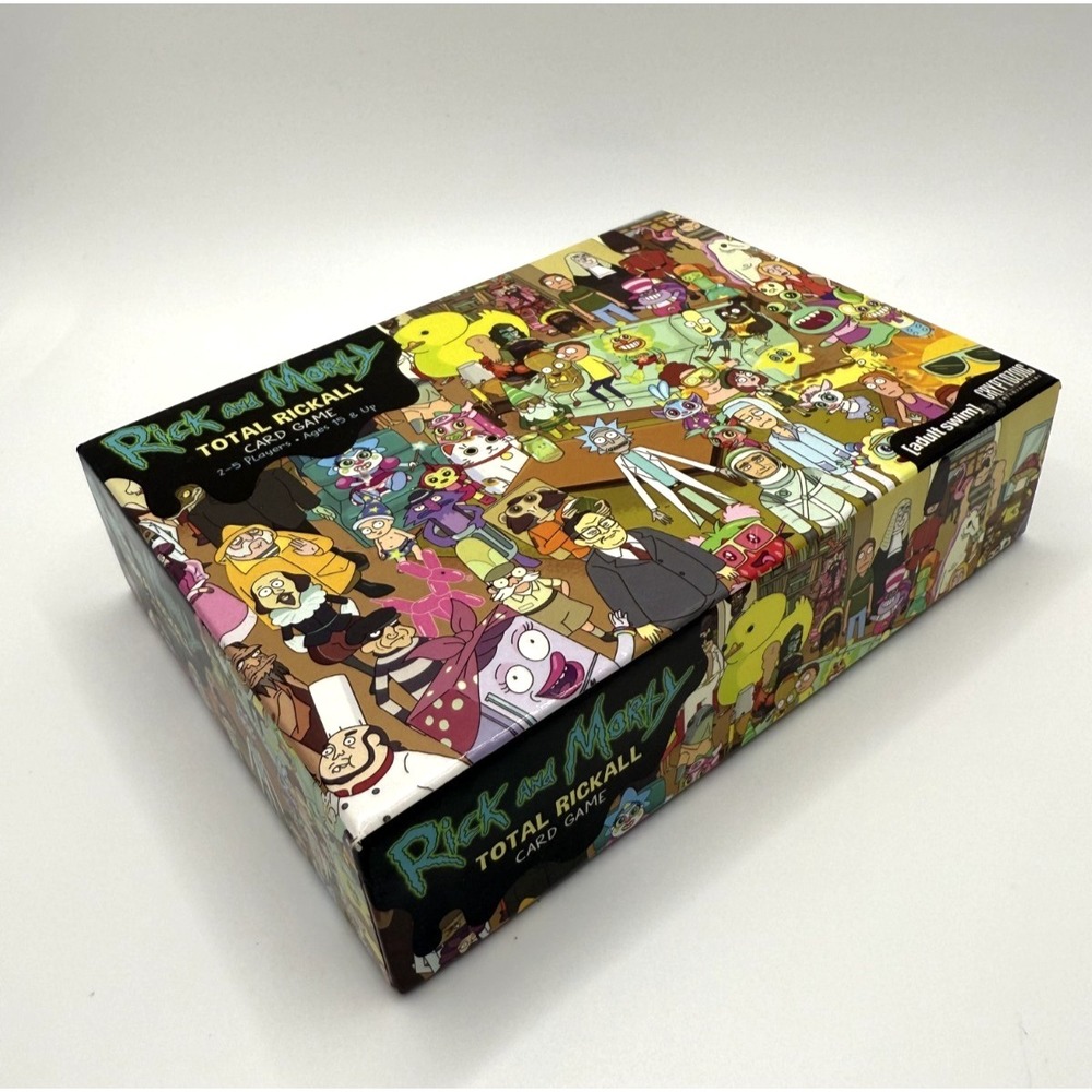 Rick‎ and Morty Total Rickall Card Game (Adult Swim) Open Box - Picture 3 of 7